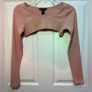 Victoria's Secret Women Peach Ribbed
Cotton Blend Shrug Bolero
Small Crop Top